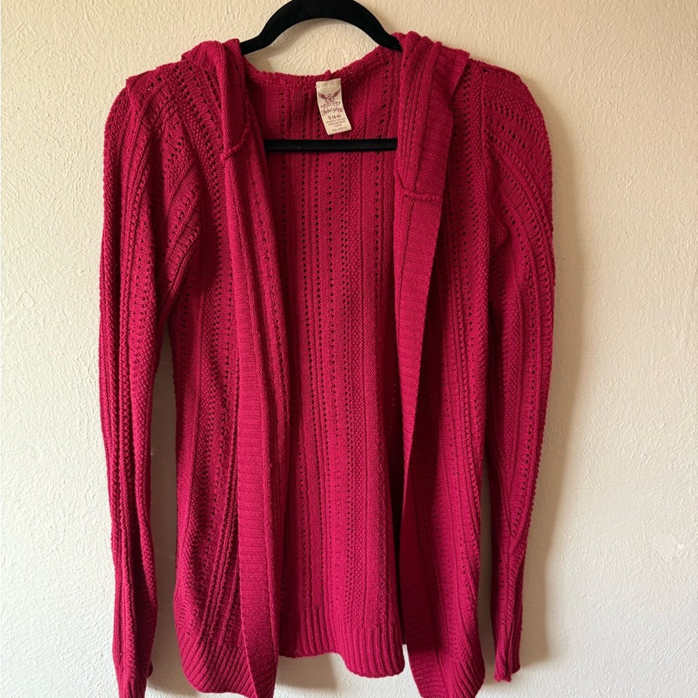 Faded Glory Women's Vibrant Pink Cardigan